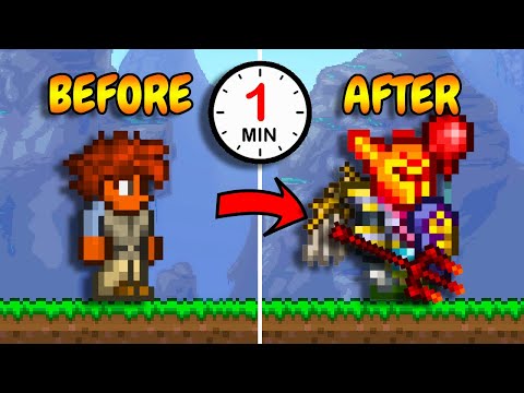 Terraria Master Mode, But Every Minute I Get A Random Item...