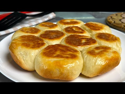 Без ДУХОВКИ! Хлеб на сковороде! Все очень ПРОСТО ! Хрустящая корочка и мягкий мякиш, ну очень вкусно