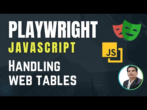 Playwright with Javascript | How to Handle WebTable/Pagination Table| Part 19
