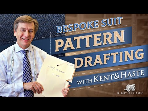 Drafting A Bespoke Suit Jacket | Double Bespoke Commission with Kent & Haste London