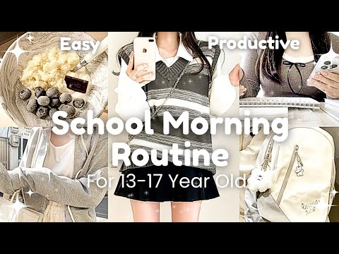 Realistic School Morning Routine ❄️✨ | 13-17 Years ( No Fake Aesthetic)