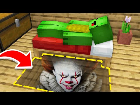 PENNYWISE Under The Mikey Bed in Minecraft