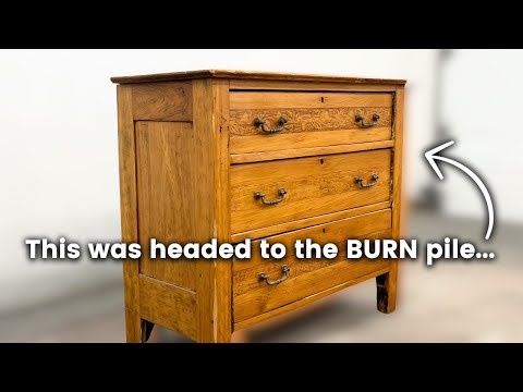 Giving New Life to a Broken Vintage Dresser