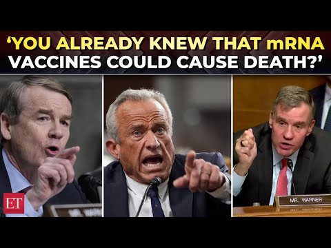 'Answer my question first!': RFK Jr. explodes at Sen. Bennet in ultra-heated COVID vaccine clash