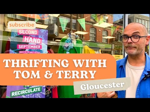 🇬🇧 THRIFTING WITH TOM & TERRY | Gloucester, UK #goodwill #vintage #thrifting #charityshops