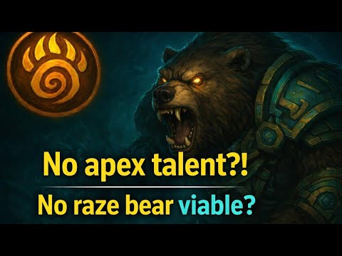 Guardian Druid Deep Dive. Elune’s Chosen vs Druid of the Claw. Apex talent optional?! 