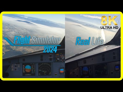 Microsoft Flight Simulator 2024 VS real life | cockpit view