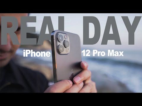 iPhone 12 Pro Max - Real Day in The Life Review ! (Battery & Camera)