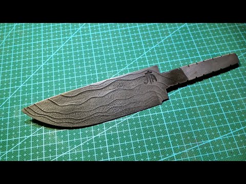 etching of the pattern (electrolysis) imitation damask