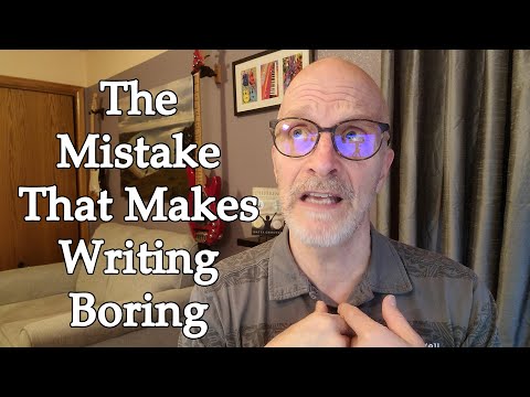 The mistake that makes writing boring