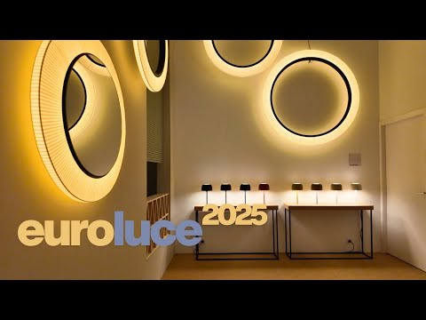2025 SALONE DEL MOBILE MILAN - EUROLUCE WORLD'S BEST LIGHTING EXHIBITION - 4K WALK AROUND