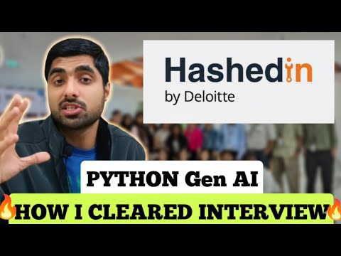 HashedIn Deloitte Interview Questions 😱 Python Gen AI Interview CLEARED 🔥