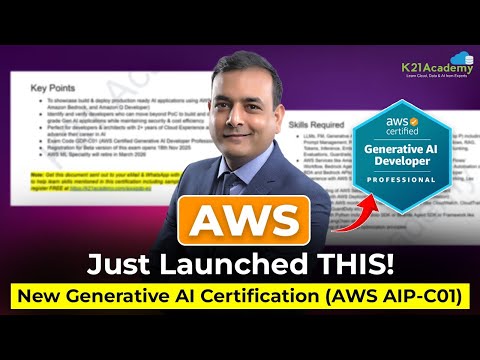 NEW AWS Generative AI Developer Professional Certification Explained | GDP-C01