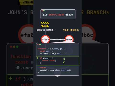 git cherry pick in 30 seconds #git #coding #gittips #programming