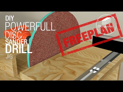 Powerfull Disc sander Drill - FREEPLAN