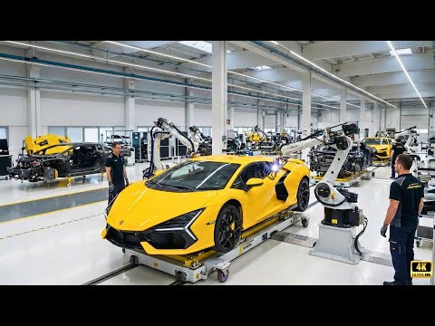 Inside a Massive Lamborghini Factory: The Making of the High-Performance Temerario (Full Process)