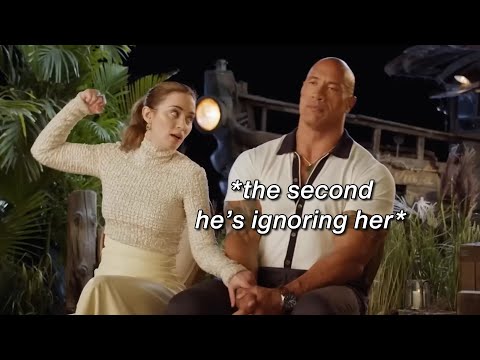 Emily Blunt and Dwayne Johnson being a divorced couple | pt 2