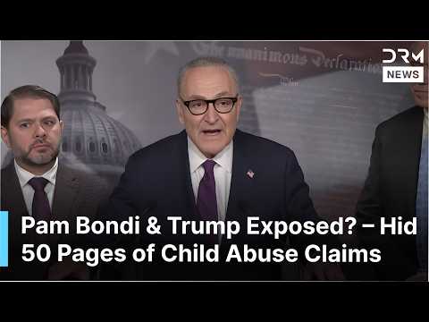 “Stop Hiding The Truth”: Schumer Presses DOJ On Epstein Files | DRM News | AC1F