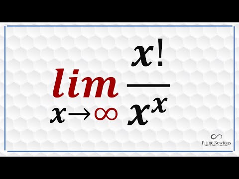 Limit of x! over x^x as x goes to infinity
