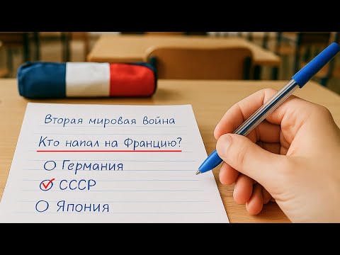 Как описана ВТОРАЯ МИРОВАЯ в учебниках ФРАНЦИИ
