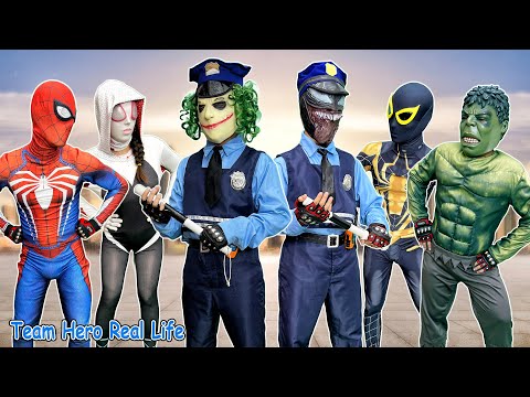 Joker and Venom Disguised as Police Officers?!