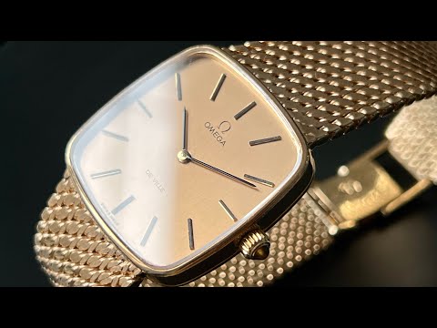 Gangsters used to love these watches - solid gold omega restoration 