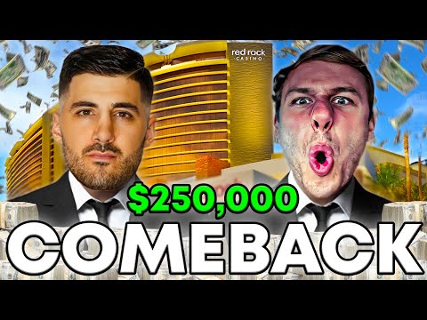 INSANE $250K BLACKJACK COMEBACK WITH NICKMERCS AT THE RED ROCK CASINO IN VEGAS!