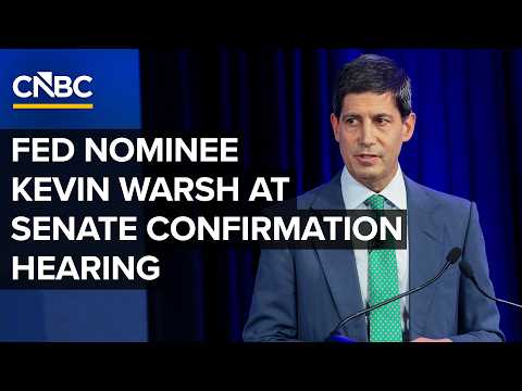 LIVE: Federal Reserve chair nominee Kevin Warsh testifies at Senate confirmation hearing — 4/21/2026