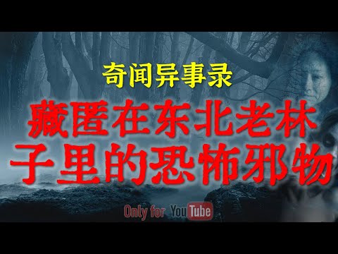 【灵异事件】躲藏在东北老林子里的恐怖邪物  | 河北山村里的神秘守护神 #鬼故事  #睡前故事 #解压故事 #灵异故事 #民间故事 #horror #ghost「奇闻异事录--灵异电台」