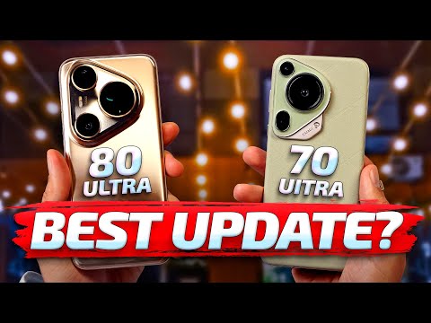HUAWEI PURA 80 ULTRA vs 70 ULTRA: Hands-on Review and Comparison!