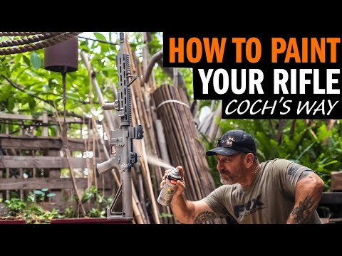 How To Paint A Rifle Like A Navy SEAL - Coch's Way