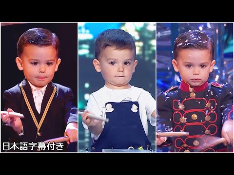Youngest contestant and winner! 2-year-old Hugo Molina all performance 🥁 | Got Talent España 2019