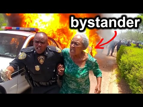 When Cops Get Rescued By Unlikely Strangers (Very Heartwarming Encounters)