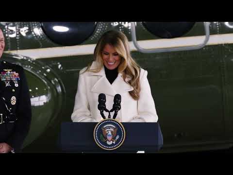First Lady Melania Trump Remarks at Marine Corps Base Quantico