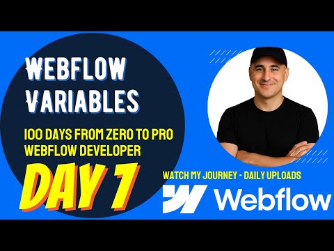 Learning Webflow Variables - Day 7: Color Systems the Webflow Way