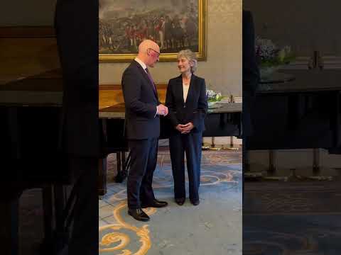 President Connolly receives Mr John Swinney, First Minister of Scotland on a courtesy