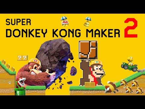 I Made Donkey Kong Bananza in Mario Maker 2!