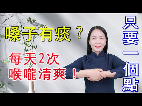 Massage the Jingqu acupoint twice a day when you cough!