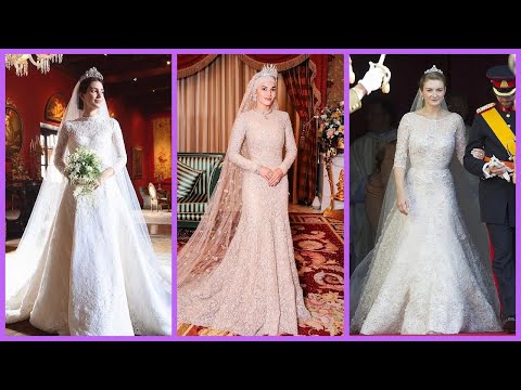 Top 14 Most Beautiful Wedding Dresses Worn by Royals!