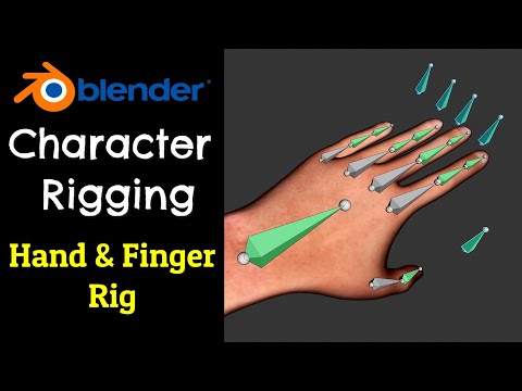 Blender 3.4 Hand & Finger Rig | Tutorial 3