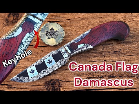 Pictorial Damascus: Making Flag Damascus [Full-Build]