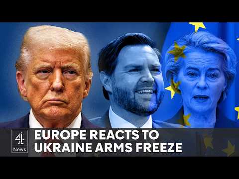 Ukraine latest: Trump suspends military aid as Vance berates allies