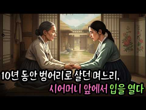 👌잠자기전 듣는 옛날이야기 1시 ㅣ 10년간 벙어리인 척한 며느리, 시어머니 임종 앞에서 처음 입을 열다 ㅣ옛날이야기 ㅣ민담 ㅣ오디오북ㅣ전설ㅣ설화 ㅣ야담