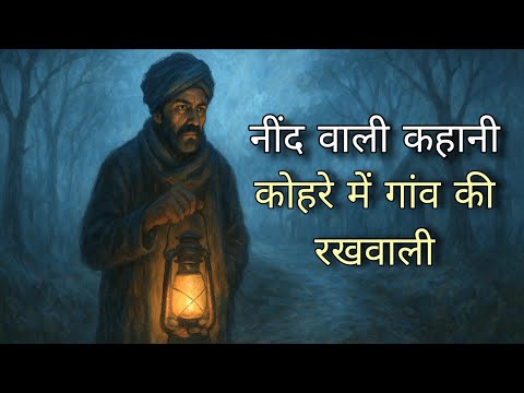 नींद वाली कहानी । कोहरे में गांव की रखवाली | डर, रहस्य और बलिदान की कहानी । Relaxing Story in Hindi 