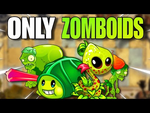 Can you beat Plants vs Zombies with ONLY ZOMBOIDS?