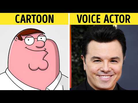 100+ Voice Actors Behind Famous Cartoon Characters!