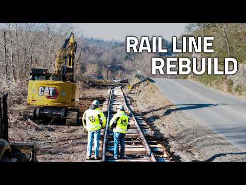 Historic Hurricane Damage Railroad Cleanup!