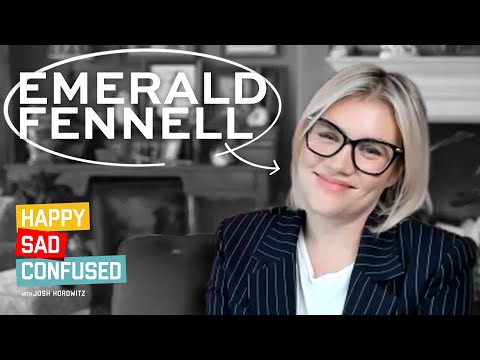 Emerald Fennell talks SALTBURN, KILLING EVE, ZATANNA I Happy Sad Confused