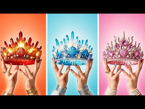 🧜‍♀️現実でマーメイド化!?😱✨ DIY×メイクで“海のオーラ”完全再現チャレンジ🌊