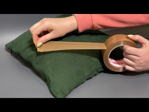 Возьми СКОТЧ и НАКЛЕЙ его на ПОДУШКУ❗Советы и Хитрости которые облегчат ваш быт😱